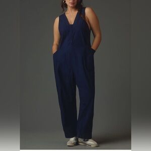 NEW! Anthropologie zip-front jumpsuit | Size L 12/14